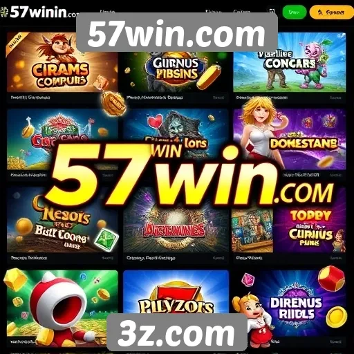 Oferta de jogos distintos no 57win atrai novos usuários