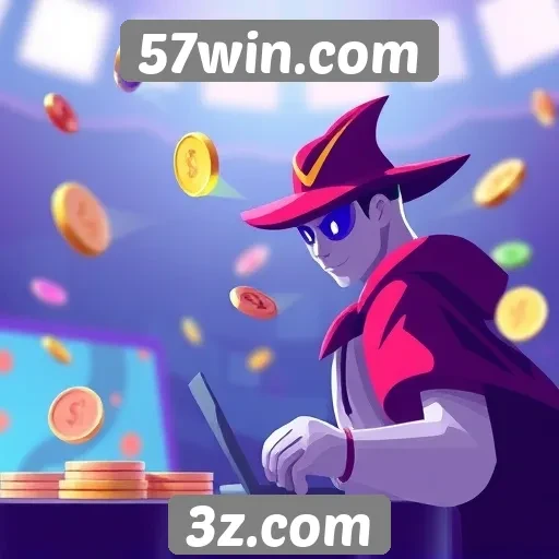 Experiência de usuário no site 57win.com